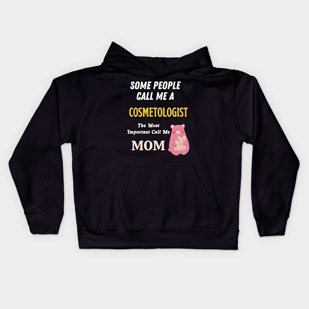 Cosmetologist Kids Hoodie by Mdath